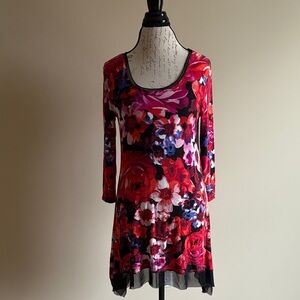 Cupio Floral Tunic/Mini Dress